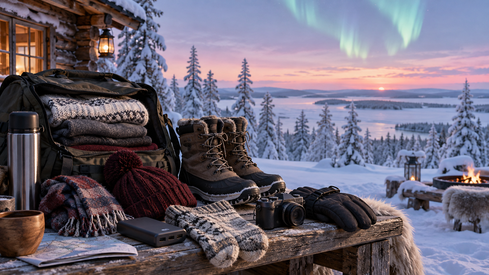 Lappland Packliste im Winter: Das brauchst du wirklich für Finnland